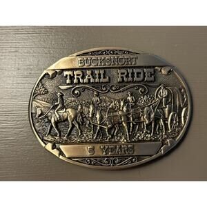Awards Design‎ Metals Western Trail Ride Solid Brass Belt Buckle